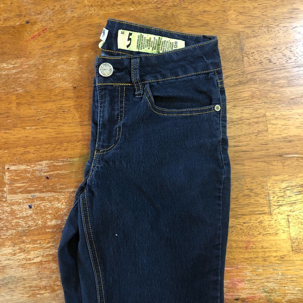 Indigo Rein Size 5 Skinny Dark Blue Jeans